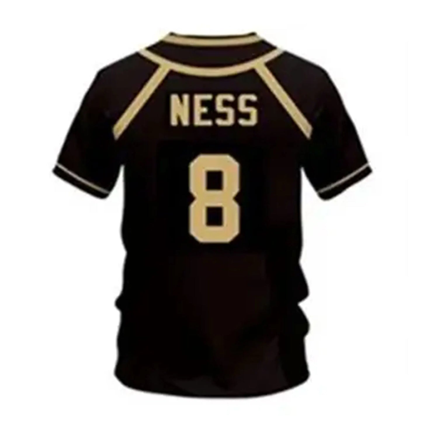 Men's 3D animated Blue Lock Michael Kaiser printed T-shirt stylish large short sleeved sports T-shirt