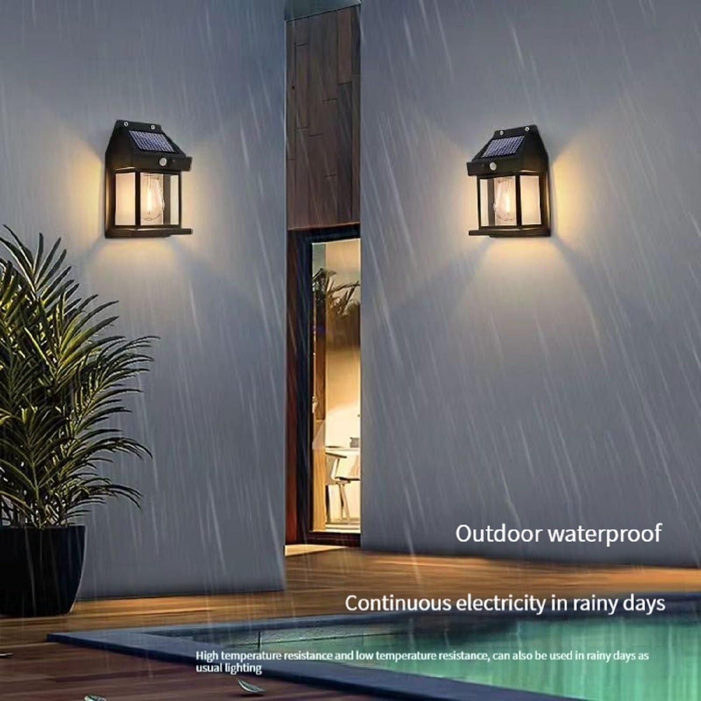 Solar Light Outdoor Wall Light b1s18a-ff