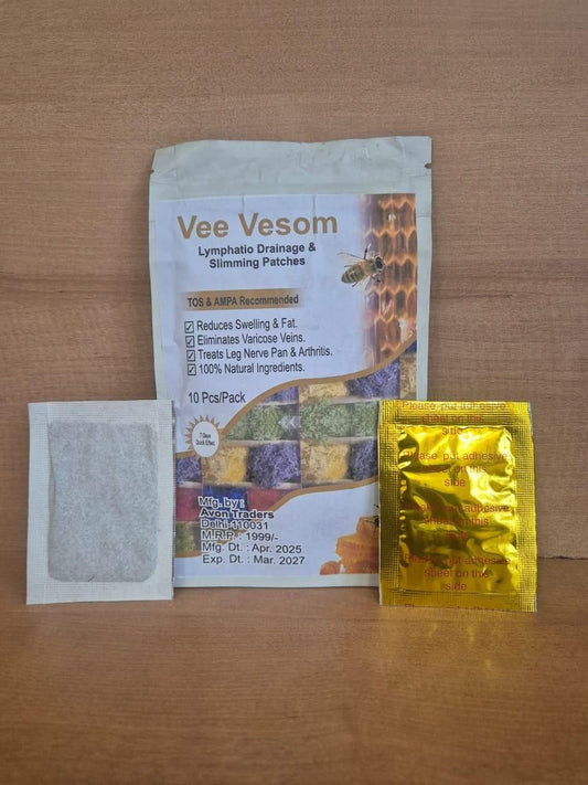 Vee Vesom Lymphatic Daiamage & Sliming Patches (20 Patches) b1s18a-ff