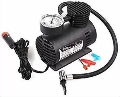 Electric Air Compressor Inflator Pump for car, Bike, tubeless tyre. 12V 300 PSI air Pump for Bicycle, Football, Basketball - Nexivo