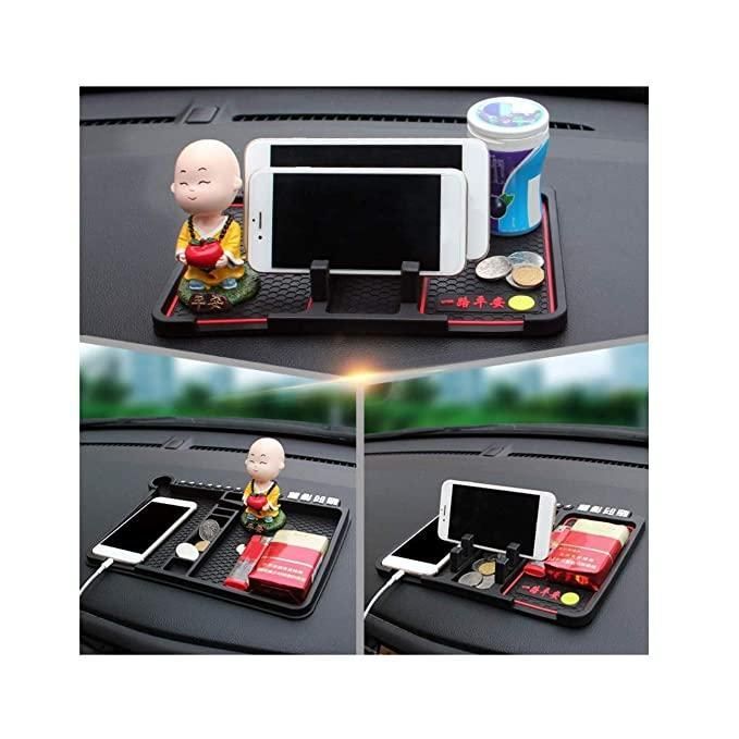 HSR Car Accessories Multifunction Phone GPS Holder Anti - Slip Silicone Pad and Car Mobile Holders for Car Dashboard - Nexivo