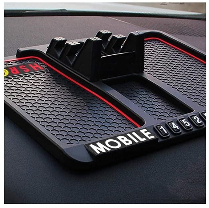 HSR Car Accessories Multifunction Phone GPS Holder Anti - Slip Silicone Pad and Car Mobile Holders for Car Dashboard - Nexivo