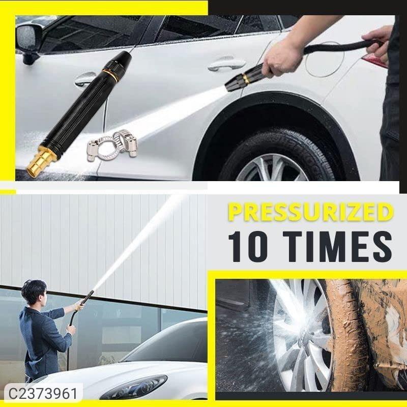 Portable High Pressure Washing Water Nozzle (Black) - Nexivo
