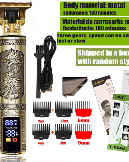 T9 Hair Clipper Repair Beard Shaving Body Hair Trimmer Clippers Electric Machine Men Haircut Machine 0mm Barber Shaver NexivoEdge