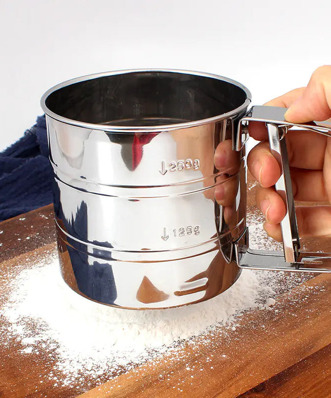 Stainless Steel Handheld Flour Sieve NexivoEdge