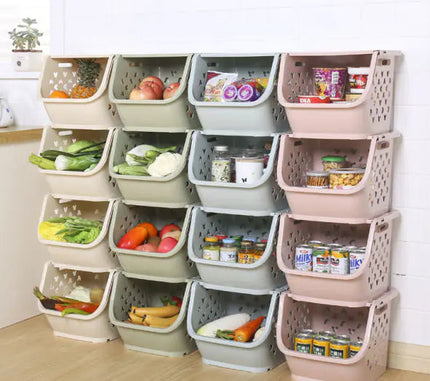 Storage Rack for Kitchen Utensils and Baskets NexivoEdge