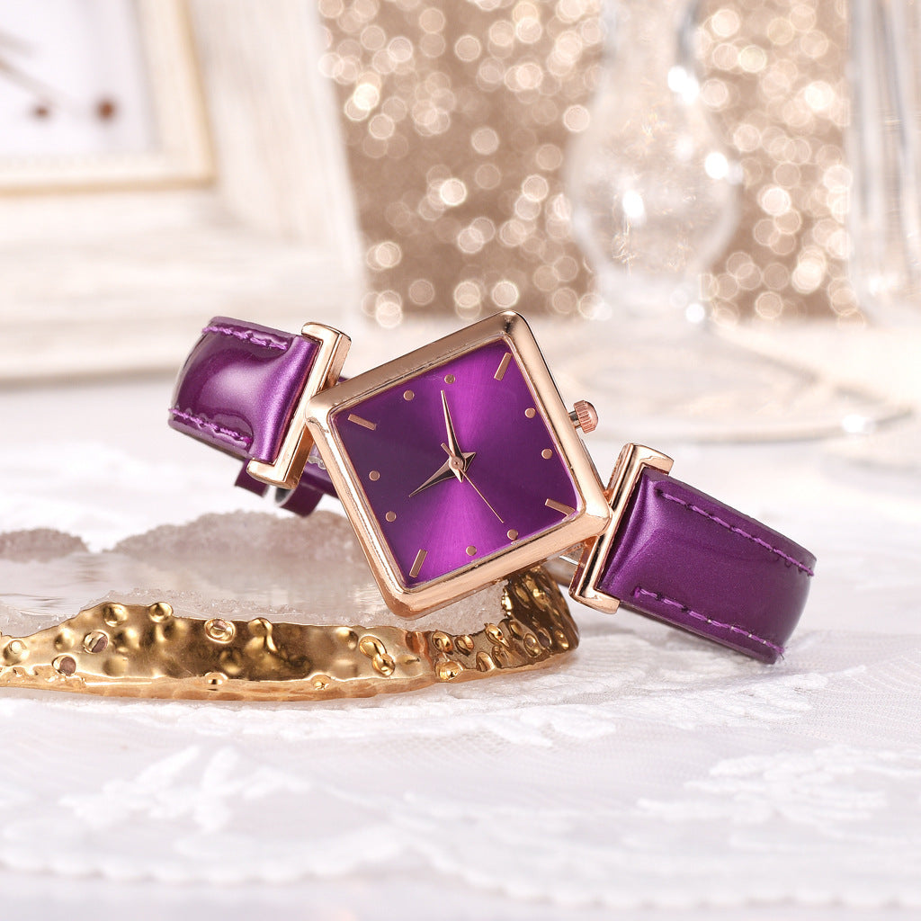 Square head quartz watch set NexivoEdge