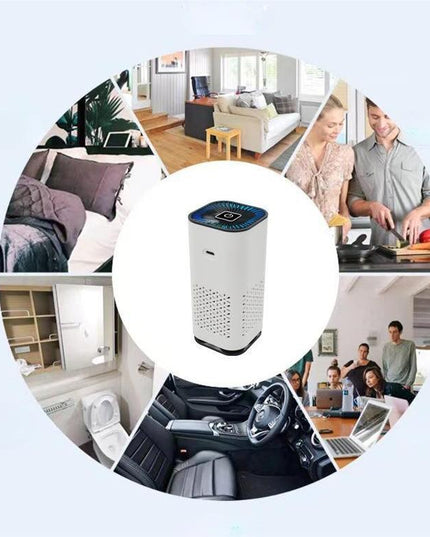 Car Air Purifier Portable Negative Ion Generator Remove Formaldehyde Dust Smoke Air Freshen Washer For Home Car NexivoEdge