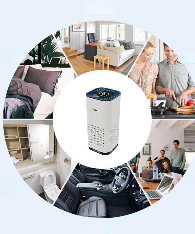Car Air Purifier Portable Negative Ion Generator Remove Formaldehyde Dust Smoke Air Freshen Washer For Home Car NexivoEdge