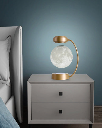 3D LED Moon Night Light Wireless Magnetic Levitating Rotating Floating Ball Lamp For School Office Bookshop Home Decoration NexivoEdge