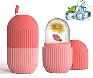 Ice Roller for Face, Ice Roller for Face Massager, Face Ice Roller to Enhance Skin Glow, Shrink & Tighten Pores, Reusable Facial Ice Roller Face Ice Treatment (Multicolor) 18304