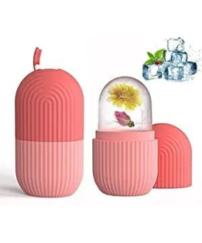 Ice Roller for Face, Ice Roller for Face Massager, Face Ice Roller to Enhance Skin Glow, Shrink & Tighten Pores, Reusable Facial Ice Roller Face Ice Treatment (Multicolor) 18304