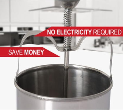 Durable Stainless Steel Mendu Vada Maker Spring Push Mechanism With Stand 19357