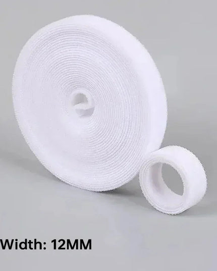 Wholesale 2/5M/Roll 12mm Width Cable Organizer USB Cable Winder Management nylon Free Cut Ties Mouse earphone Cord cable ties NexivoEdge