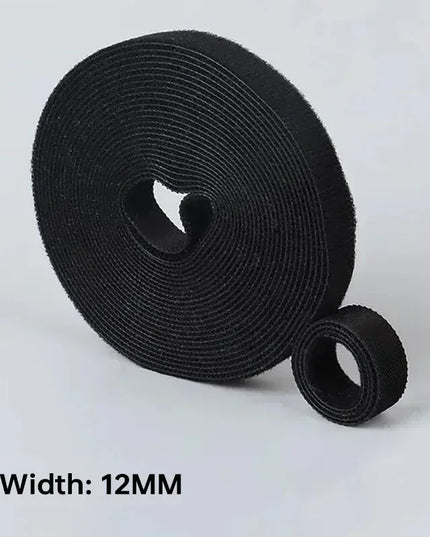 Wholesale 2/5M/Roll 12mm Width Cable Organizer USB Cable Winder Management nylon Free Cut Ties Mouse earphone Cord cable ties NexivoEdge
