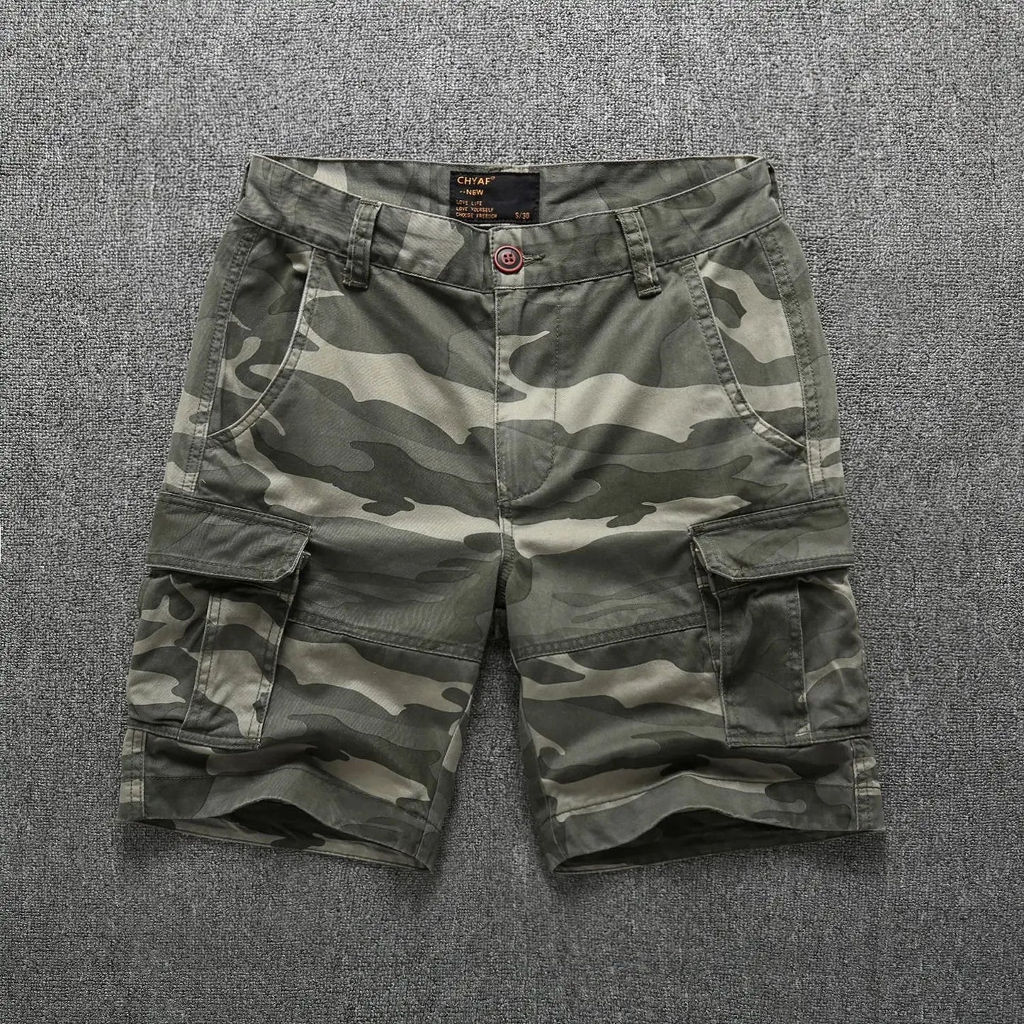 Camouflage Cargo Shorts for Men Summer Casual Shorts Mens Brand Short Pants Multi-pocket Outdoor Clothing Cargo Pants Man NexivoEdge
