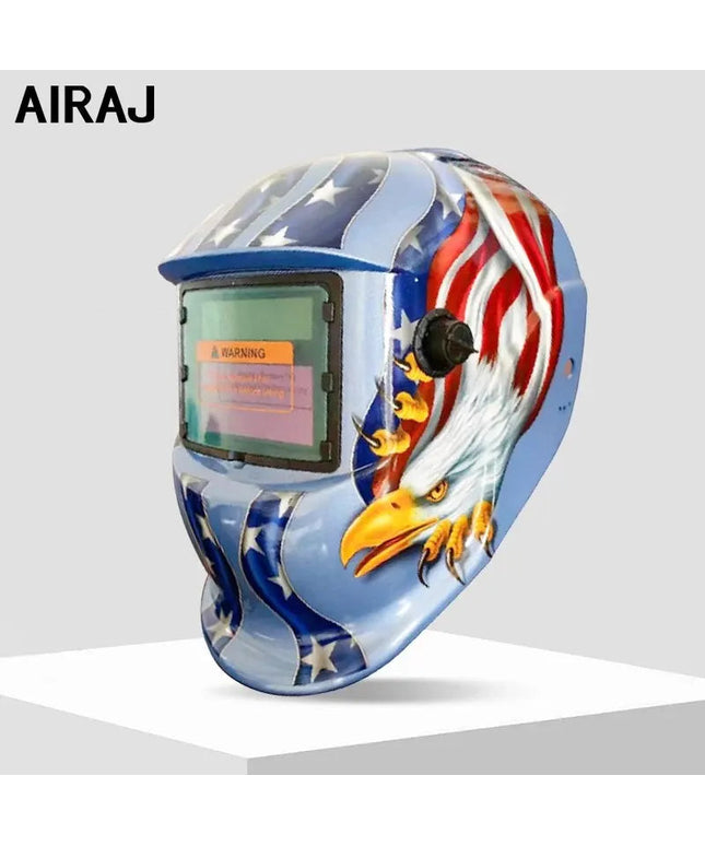 AIRAJWelding Mask Welder Protection Head Worn Solar Automatic Dimming Welding Cap Multifunctional Professional Welding Equipment NexivoEdge