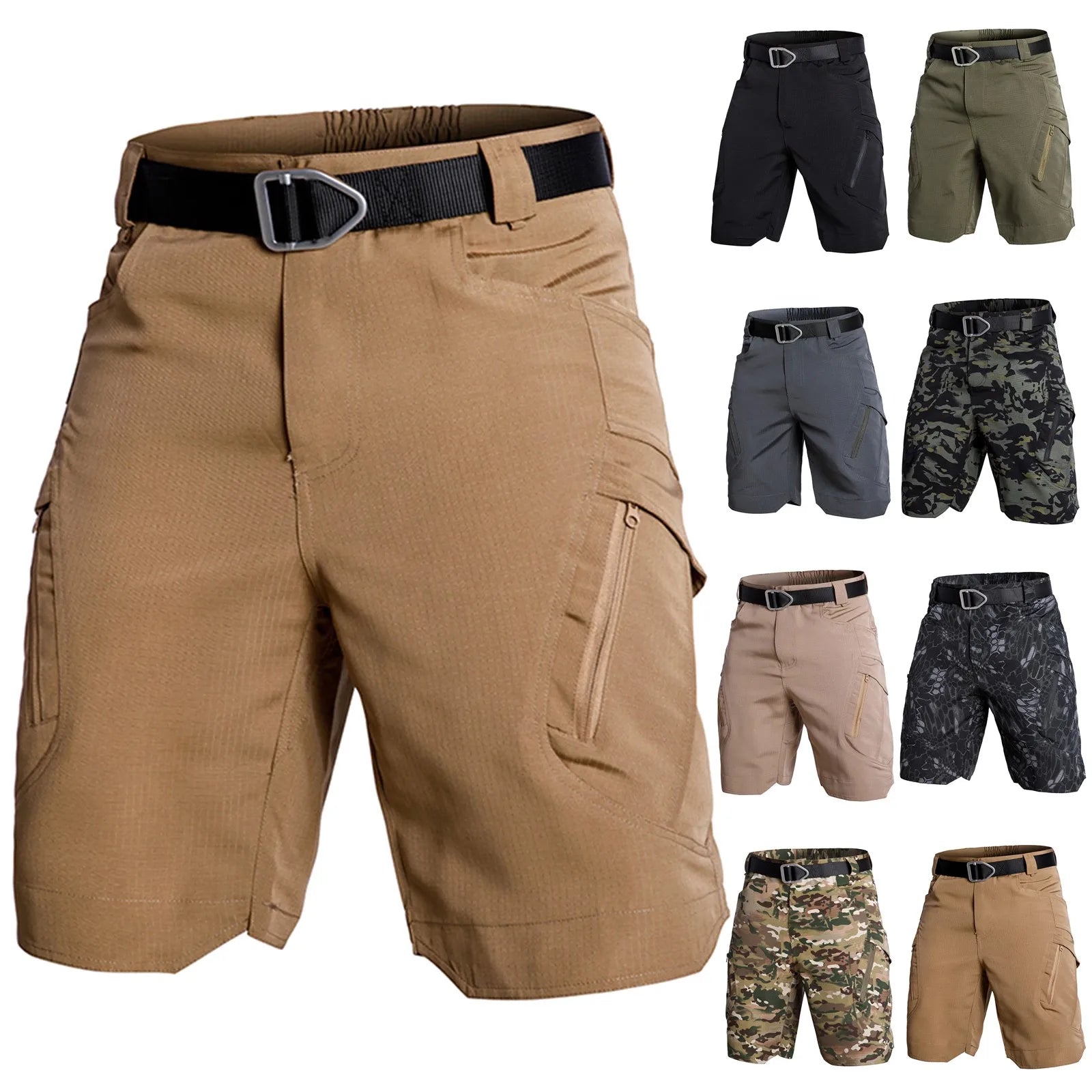 New Men's Cargo Shorts Casual Multi-pocket Shorts Summer High Quality Outdoor Loose Hiking Jogging Short Pants ﻿ NexivoEdge