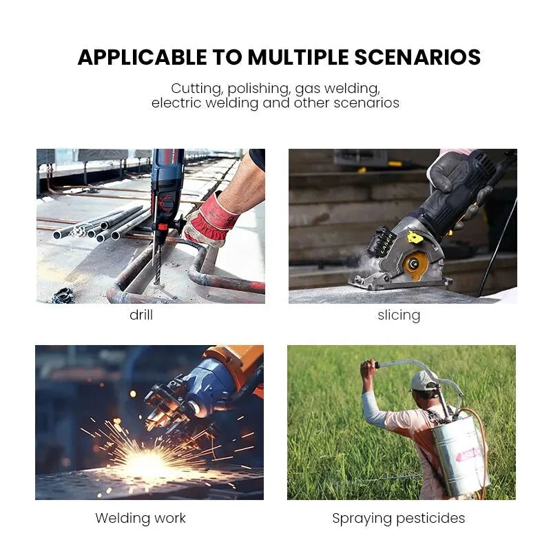 AIRAJ Welding Helmet Auto Darkening Welding Mask For TIG MIG ARC Welder Machine Large View True Color DIN9-13 93*42MM Vision NexivoEdge