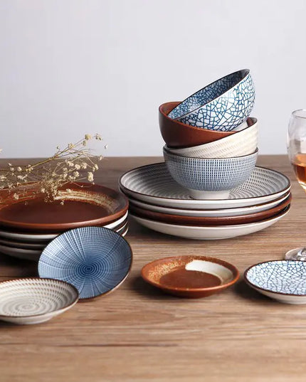 Japanese Ceramic Plates for Sushi and Snacks