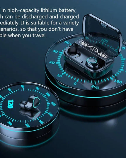 New wireless Bluetooth headphones with noise cancellation for sports, mini, compatible with Xiaomi, Huawei, vivo, OPPO and Apple NexivoEdge