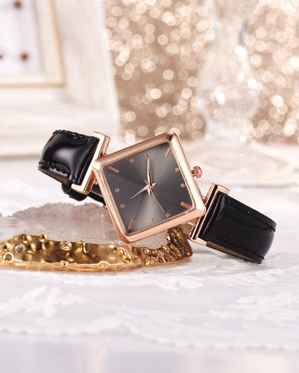 Square head quartz watch set NexivoEdge