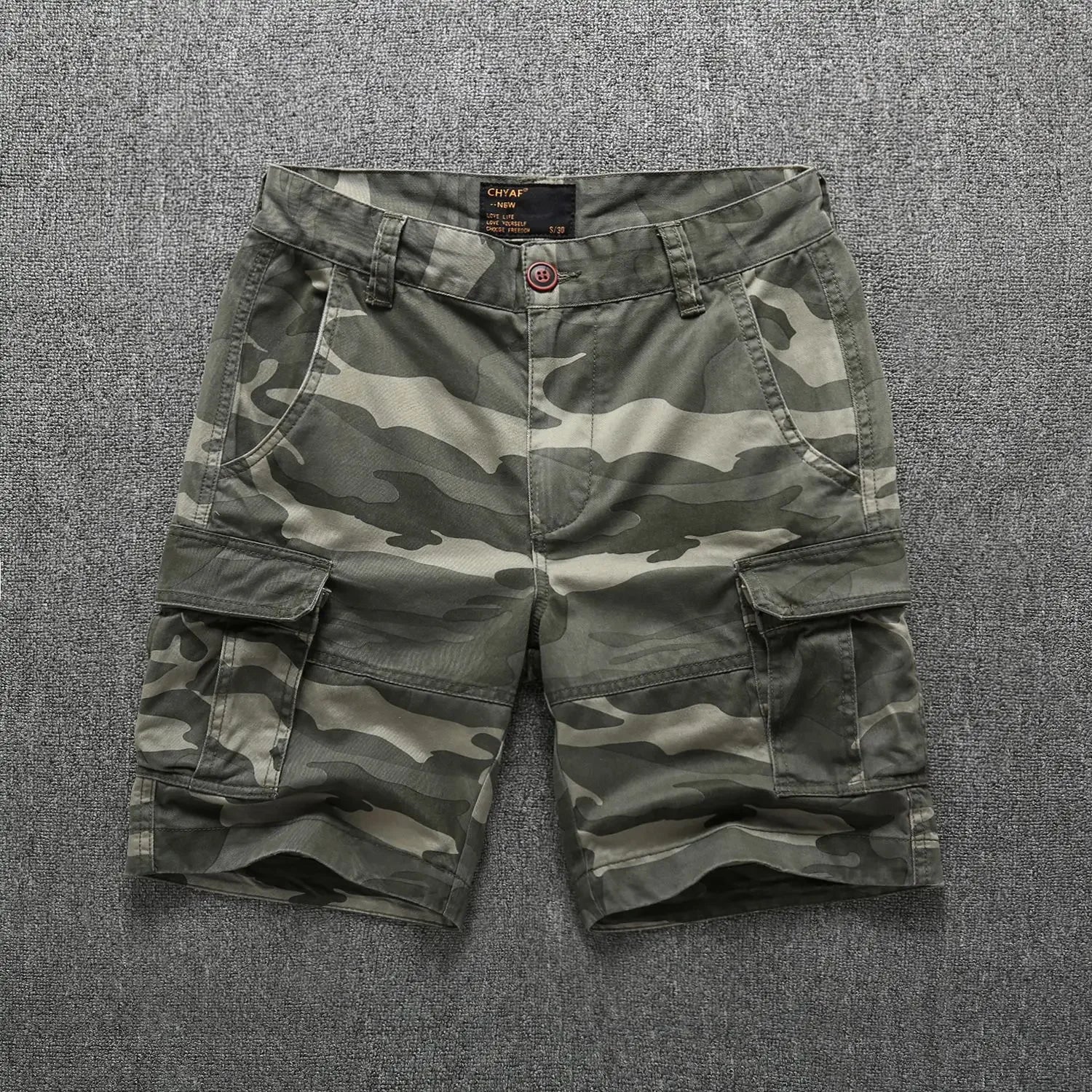 Camouflage Cargo Shorts for Men Summer Casual Shorts Mens Brand Short Pants Multi-pocket Outdoor Clothing Cargo Pants Man NexivoEdge