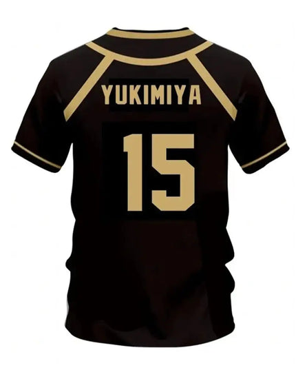 Jersey Futsal Pattern Vl Replika Blue Lock Anime Bastard Munich Summer Men'S And Women'S 3Dt Shirt Casual Sports T Shirt Top NexivoEdge