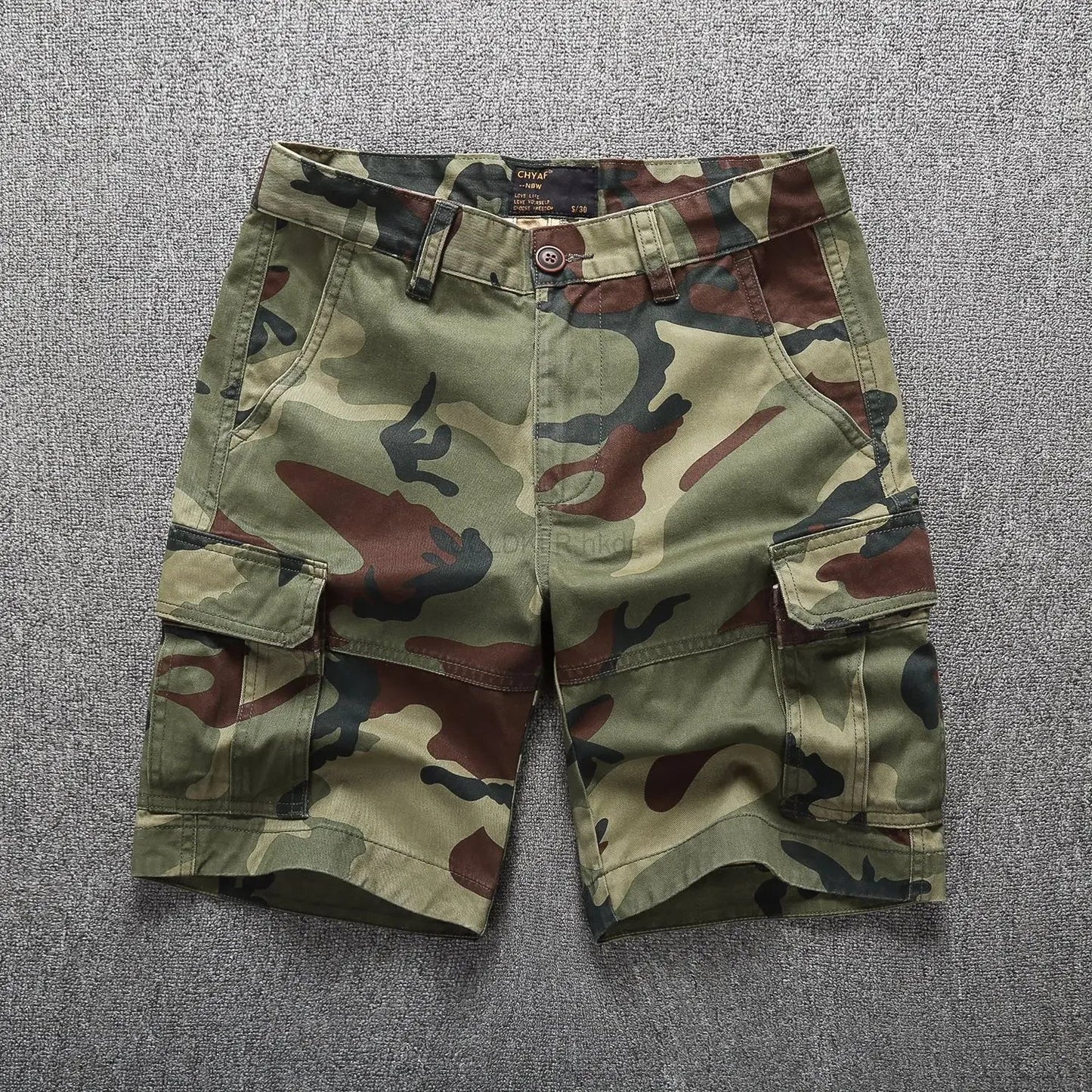 Camouflage Cargo Shorts for Men Summer Casual Shorts Mens Brand Short Pants Multi-pocket Outdoor Clothing Cargo Pants Man NexivoEdge