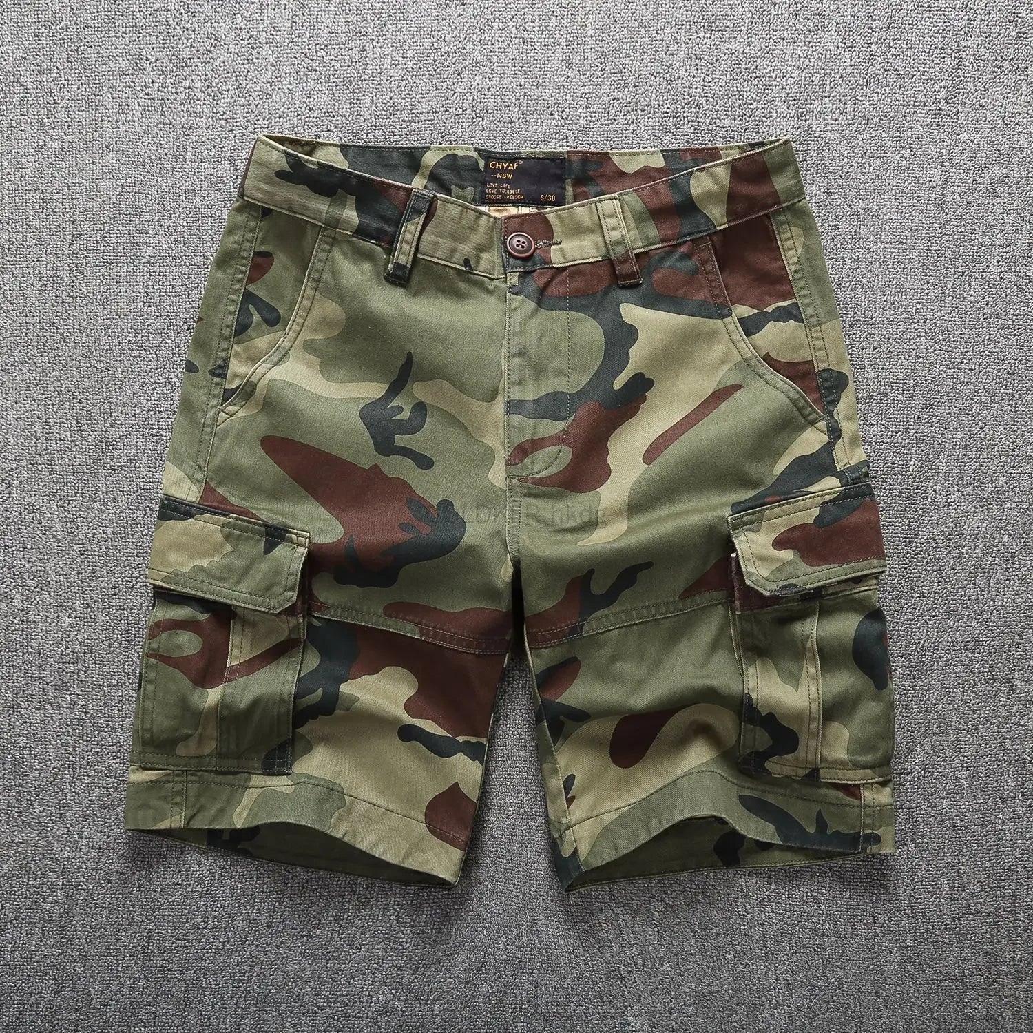 Camouflage Cargo Shorts for Men Summer Casual Shorts Mens Brand Short Pants Multi-pocket Outdoor Clothing Cargo Pants Man NexivoEdge