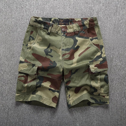 Camouflage Cargo Shorts for Men Summer Casual Shorts Mens Brand Short Pants Multi-pocket Outdoor Clothing Cargo Pants Man NexivoEdge
