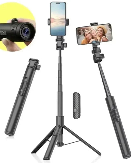 Mini Portable 2000x25 HD Monocular Telescope Mobile Phone Telescope with Holder Camping Hunting Birdwatching Telescope NexivoEdge