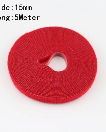 Wholesale 2/5M/Roll 12mm Width Cable Organizer USB Cable Winder Management nylon Free Cut Ties Mouse earphone Cord cable ties NexivoEdge
