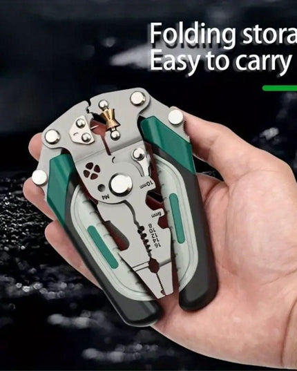 Foldable Multi-Tool Pliers for Electricians (Pack of 1) b1s18a-ff