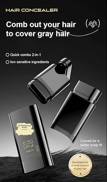 Covering White Hair is Simple and Convenient 20gm - Black b1s18a-ff