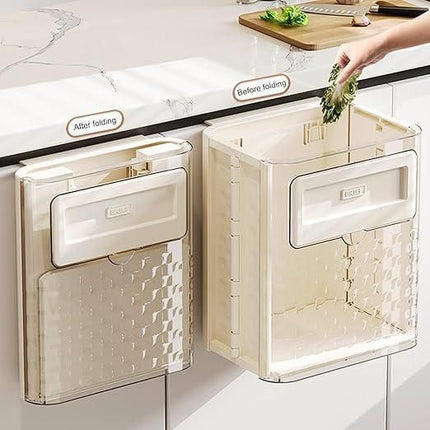 Foldable Wall Mounted Trash Can b1s18a-ff