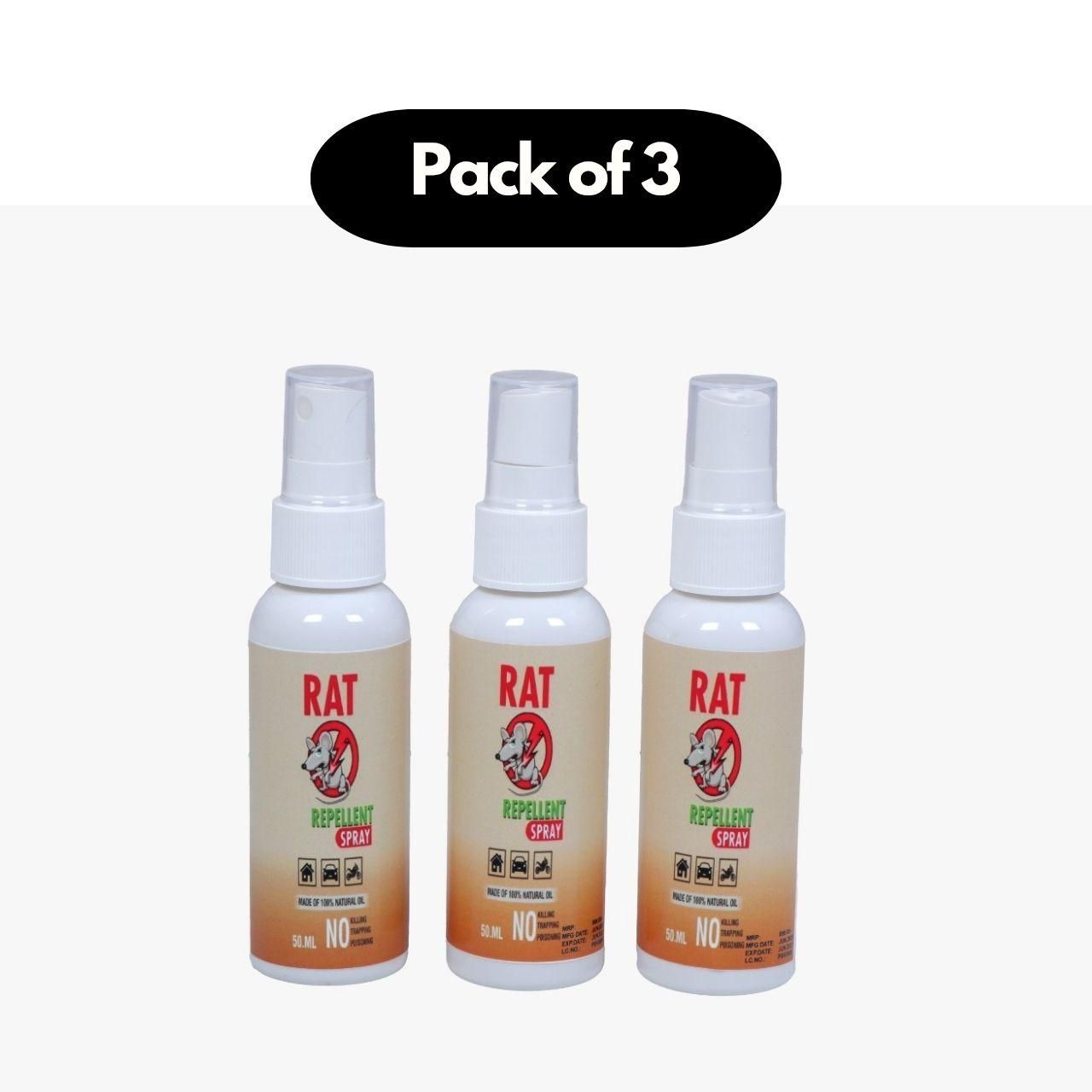 Rat Repellent Spreay 50ML (Pack of 3) b1s18a-ff