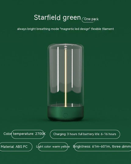 New LED Camping Light Type-c Rechargeable Portable Night Light With High Transparency And Anti Drop Creative Atmosphere Light