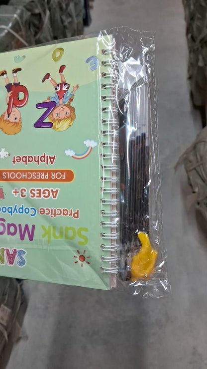 Sank Magic Practice Copybook (4 BOOKS,1 PEN,1 GRIP,10 REFILL) b1s18a-ff