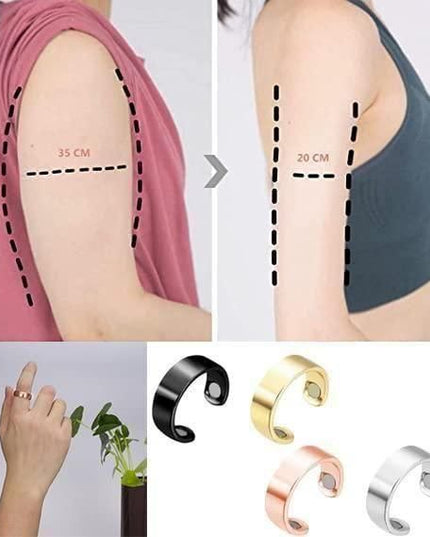 Lymphatic Drainage Therapeutic Magnetic Ring for Men and Women b1s18a-ff