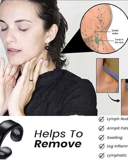 Lymphatic Drainage Therapeutic Magnetic Ring for Men and Women b1s18a-ff