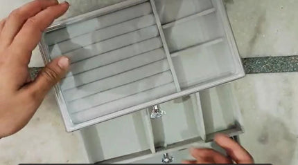 3 Layer Jewellery Storage Box b1s18a-ff