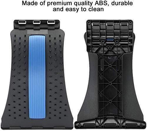 Multi-Level Back Stretcher Posture Corrector Device for Back Pain Relief with Back Support Mate Magic Back Stretching Massage (Blue) b1s18a-ff