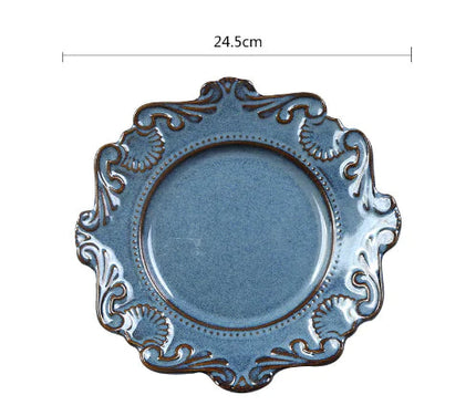 Elegant Baroque Porcelain Dinner Set NexivoEdge