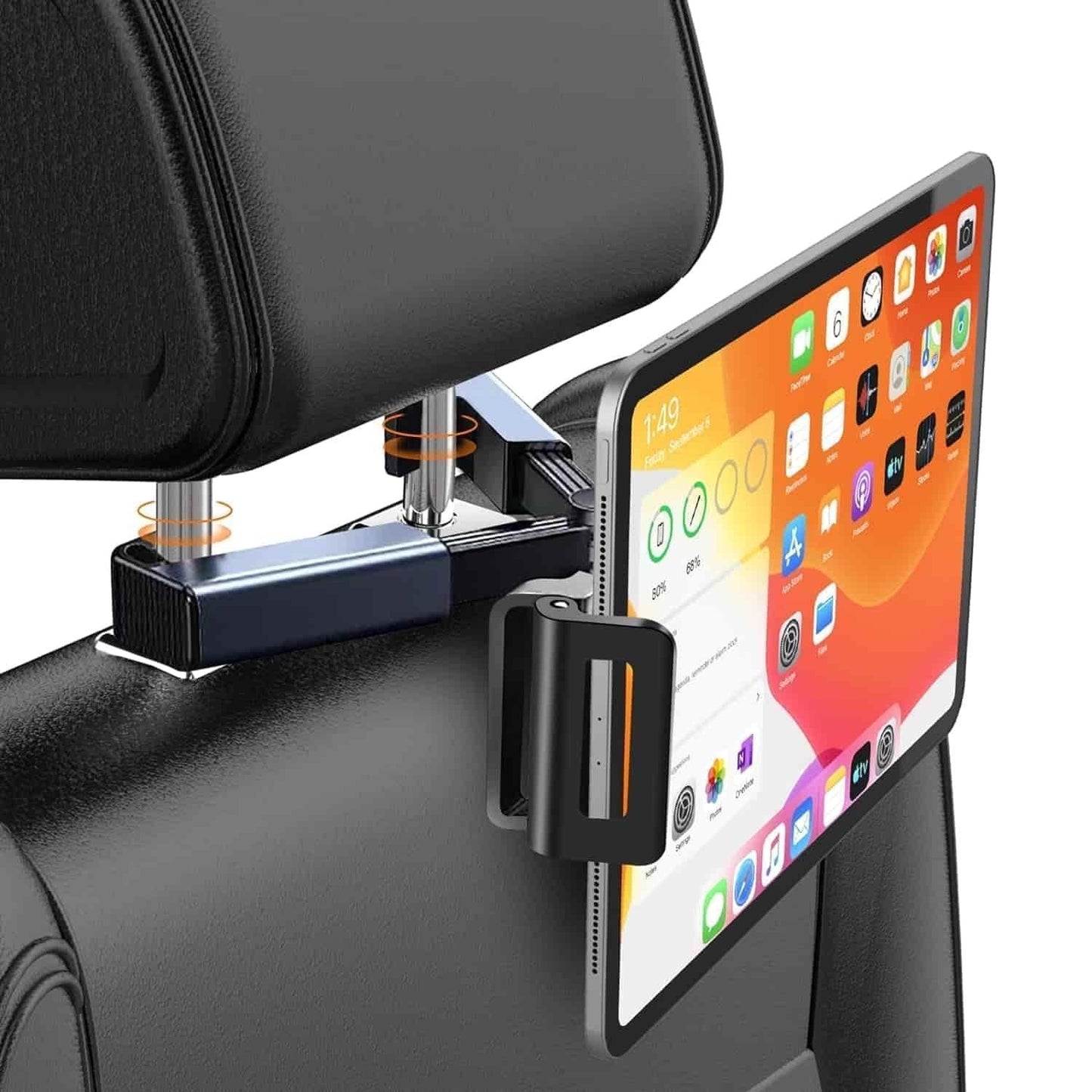 Car Headrest Phone/Tablet/iPad Holder b1s18a-ff