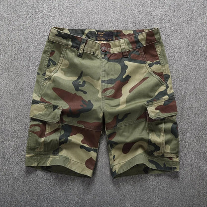 Camouflage Cargo Shorts for Men Summer Casual Shorts Mens Brand Short Pants Multi-pocket Outdoor Clothing Cargo Pants Man NexivoEdge