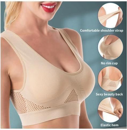 BD Women's Multicolor Air Bra Pack Of 3 Free Size b1s18a-ff