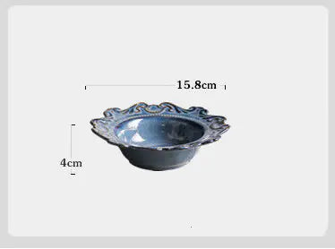Elegant Baroque Porcelain Dinner Set NexivoEdge