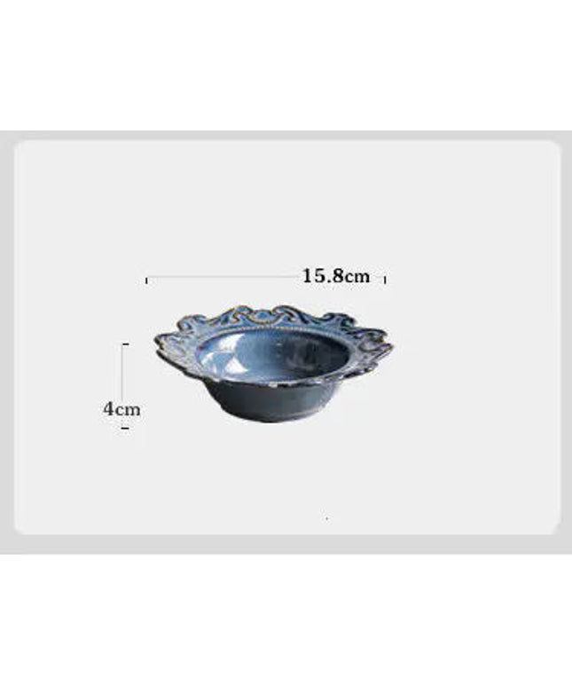 Elegant Baroque Porcelain Dinner Set NexivoEdge