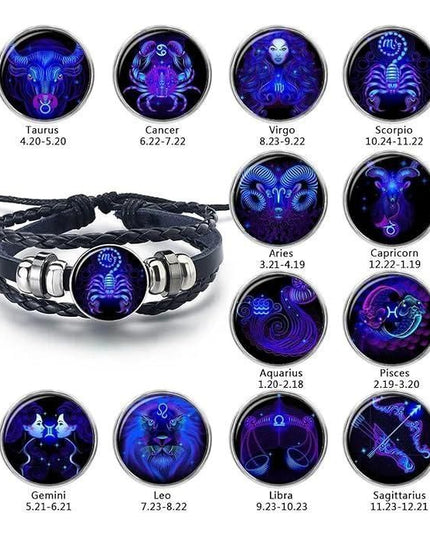 Guardian Bracelet Black Leather Bracelet Adjustable b1s18a-ff